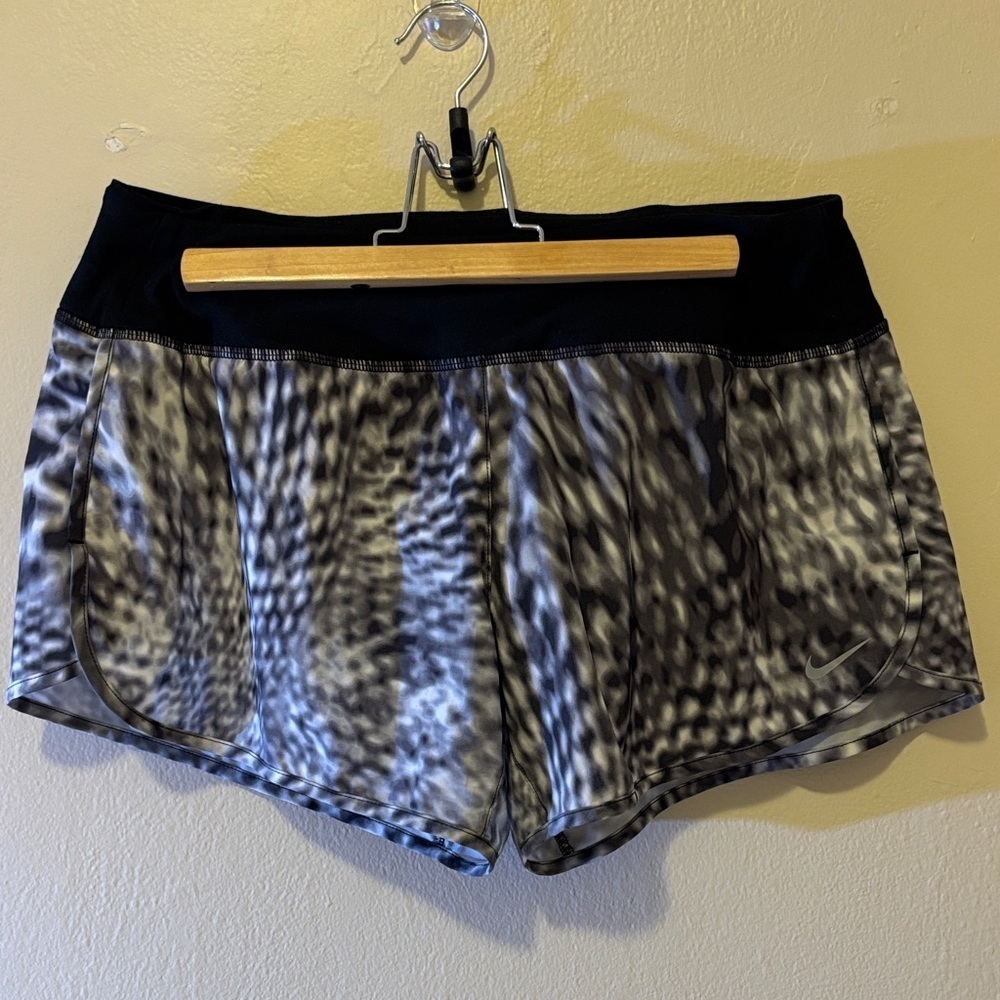 Nike Women's Athletic Shorts in Black and White